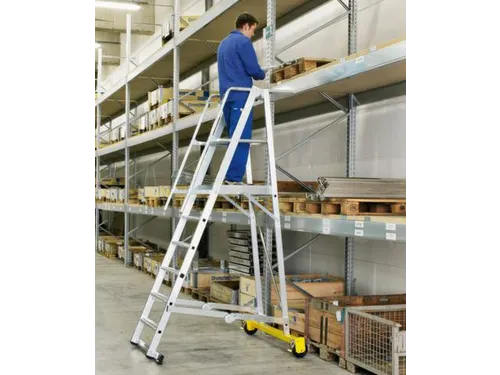 Platformladder Aluminium Bordes H X B X D 1580X 400X 400Mm 6Treden