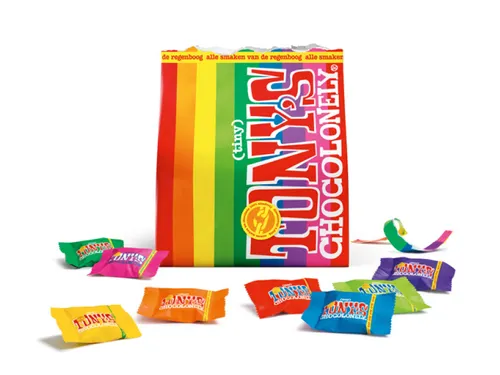 Chocolade Tony's Chocolonely Tiny mix 135 gr zak