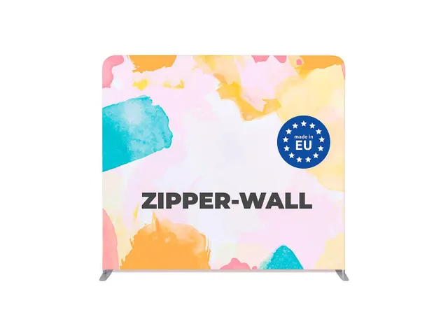 Beurswand Zipper-Wall Straight Basic 250x230cm