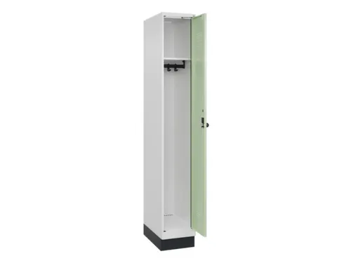locker,HxBxD 1950x300x500mm,1vak,vak B 300mm,draaigrendel,sokkel