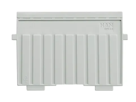 Scheidingsplaat kaartenbak Han A6 dwars lichtgrijs