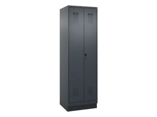 PBM-locker,HxBxD 1950x600x500mm,2vak,vak B 300mm,draaigrendel