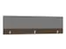 panneau de rehausse,p. table de bureau,NV brun caryer,BN8078-gris