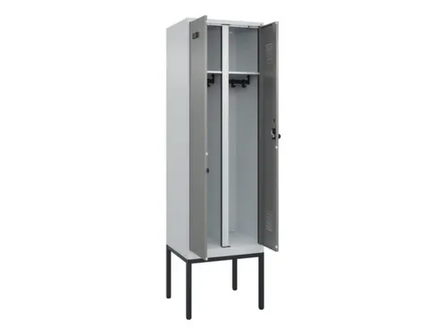 locker voor scheiding van kleding,HxBxD 2120x600x500mm,2vak