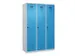 locker voor scheiding van kleding,HxBxD 1850x1200x500mm,3vak