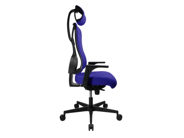 chaise de bureau pivotante,Mécan. synchrone,a. accoudoirs,appui-tête
