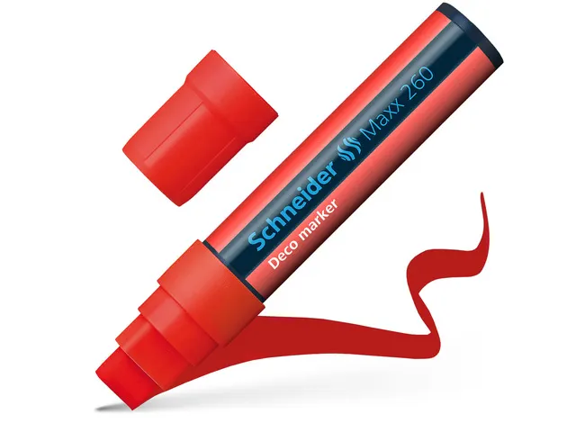 Krijtmarker Schneider Maxx 260 rood