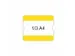 pochette d’inscription,marquage Hxl 216x180mm,PVC,jaune