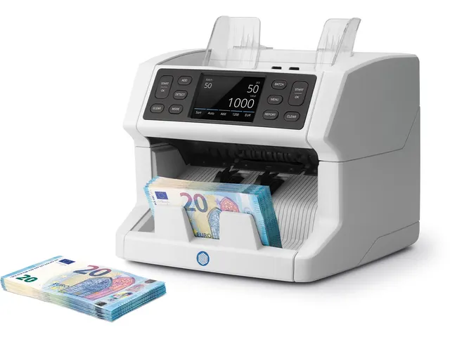 Safescan 2850 Biljet- Telmachine 3-voudige valsgelddetectie