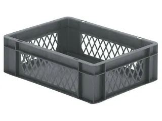 Euronorm-stapelbak 9.5l H X L X B 50x600x400mm Grijs - 1