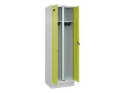 locker voor scheiding van kleding,HxBxD 1950x600x500mm,2vak