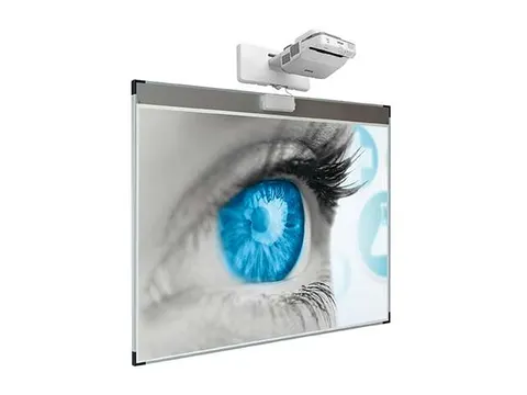 Projectiebord Extraflat 128x201cm 16:10 mat wit finger touch