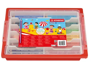 Kleurpotlood STABILO 203 Trio dik 96 stuks assorti - 1