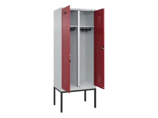 locker voor scheiding van kleding,HxBxD 2120x800x500mm,2vak - 1