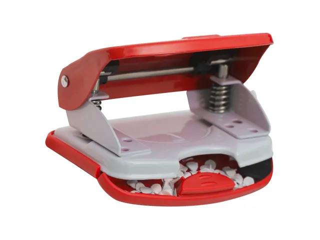 Q-CONNECT Medium Duty perforator Metaal 2-gaats 20 vel Rood