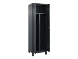 PBM-locker,HxBxD 1950x600x500mm,2vak,vak B 300mm,draaigrendel