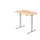 Elektrisch in hgte vst. zit-sta-bureau,HxBxD 630-1270x1200x800mm