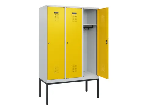 schoollocker,HxBxD 1950x1200x500mm,3vak,vak B 400mm,cil.-slot