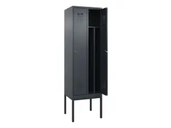 locker voor scheiding van kleding,HxBxD 2120x600x500mm,2vak