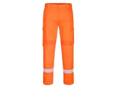 Portwest FR401 werkbroek, fluo oranje, maat M, per stuk