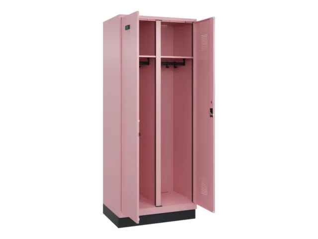 locker voor scheiding van kleding,HxBxD 1950x800x500mm,2vak