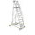 Platformladder Aluminium Bordes H X B X D 2600X 600X 630Mm 10Treden