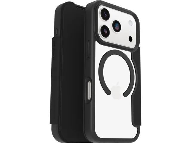 React Folio MagSafe iPhone 17 Pro hoesje zwart