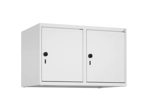 opzetkast,v. locker,2vak.,vak B 400mm,HxBxD 500x800x500mm,vleugeldeur
