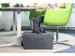 Bureautas Sigel voor hybride werken Premium M donkergrijs 360x280x150