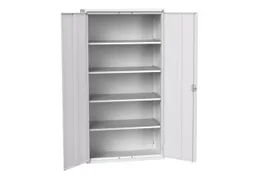 universele kast,HxBxD 2000x1050x550mm,4xStalen bodem,draaigrendelslot