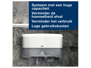 Toiletpapier Tork T2 120280 Advanced 2-laags 170m Mini Jumbo - 8