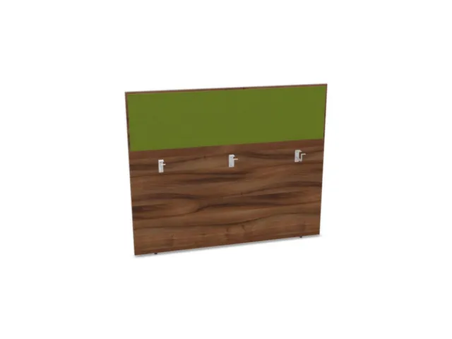 baliepaneel bureau aanbouw achter NP-tiepolo nut BN7048-groen 1400mm