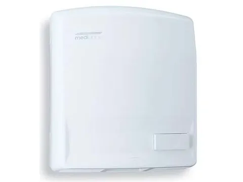 Handendroger Kunststof Wit Drukknop