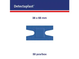 Detectaplast 8246 kneukel textielpleister elastisch blauw 50 stuks - 4