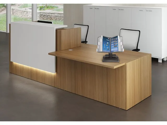 Desq 4507 Bureaustandaard met Voet 10 displaypanelen voor 20 vellen A4