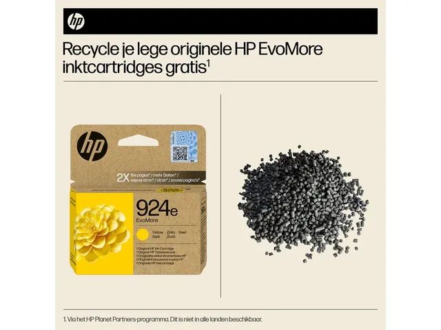 Inktcartridge HP 4K0U9NE 924E Evomore geel