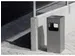 Waste Basket Metal With Ashtray Square