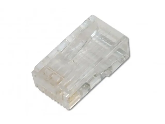 Modulaire CAT 6-connector 8P8C onafgeschermd voor ronde kabels