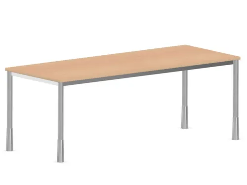 In hoogte verstelbaar bureau,HxBxD 720-840x2000x800mm,NE-esdoorn