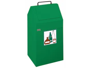 Afvalverzamelaar Vuurremmend 45 Liter 640X330X310Mm Groen - 2