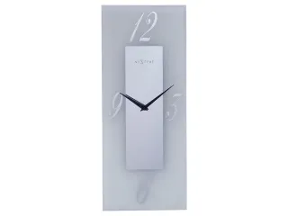 Wandklok Nextime 20x50cm glas Frosted/Mirror Dali - 2