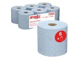 Poetsrol WypAll L20 2-laags 18,3cmx144m 380vel blauw 7302