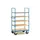Etagewagen 5 Etages Hout 8341 600kg Laadvlak 1000x600mm Ral5007