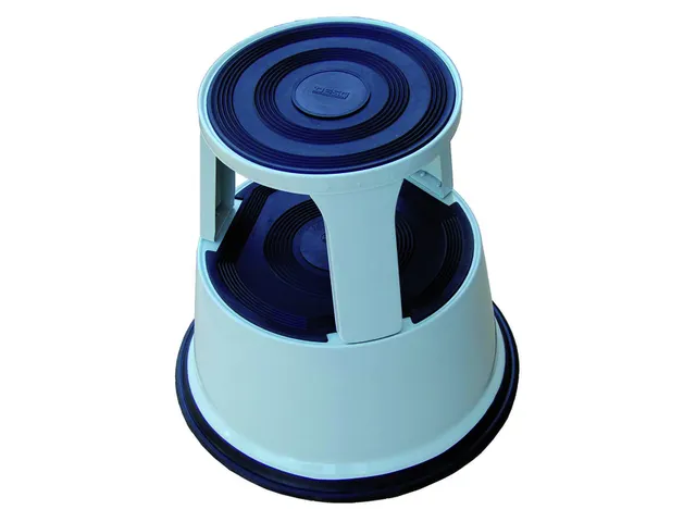 Tabouret Desq 42cm Mobile Métal Gris