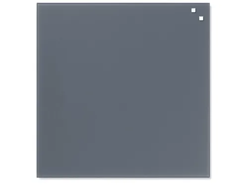 Glasmagneetbord Naga 45x45cm grijs