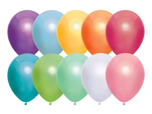 Ballonnen metallic 10 stuks