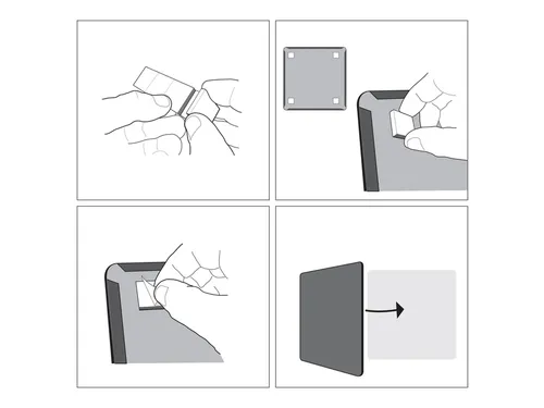 Whiteboard Nobo 21.6x28cm Magnetisch Assorti