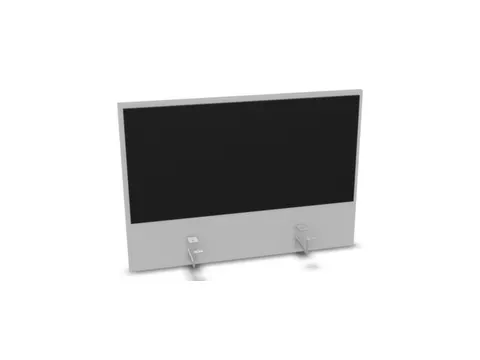 opzetpaneel bureau aanbouw achter MP-lichtgrijs BN8033-zwart 800mm