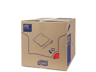 Tork 477861 Soft Lunchservet Advanced Rood 33x33cm - 4