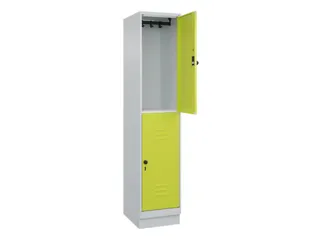 dubbeldekse locker,HxBxD 1950x400x500mm,1x2vak.,vak B 400mm - 2